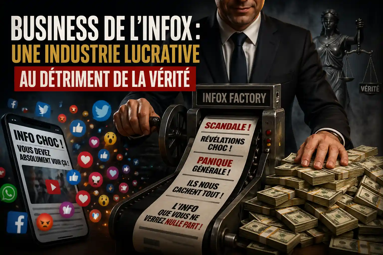 Business de l’infox : une industrie lucrative au détriment de la vérité 