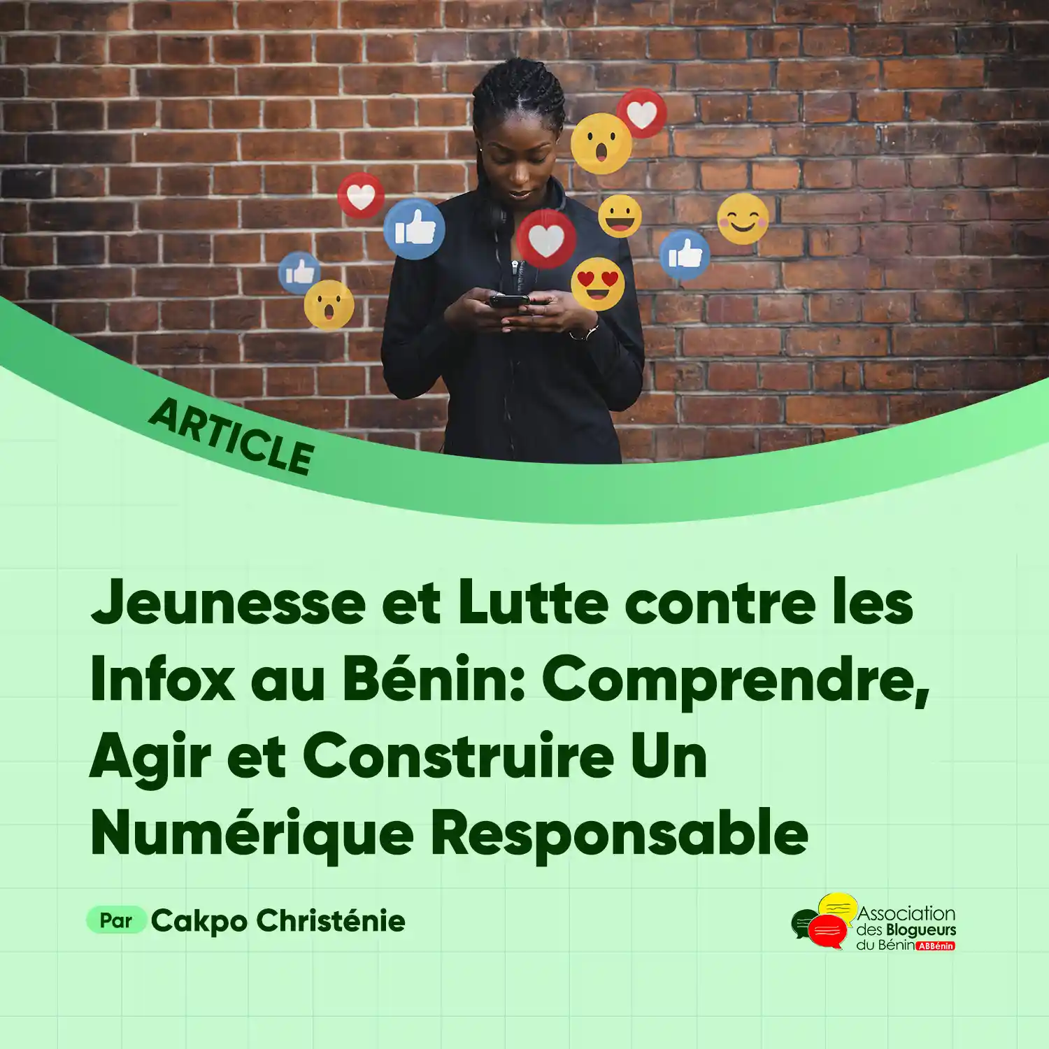 Jeunesse et Lutte contre les Infox au Bénin: Comprendre,Agir et Construire Un Numérique Responsable.